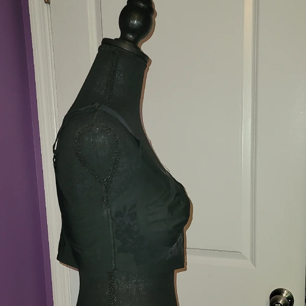 Cacique Black Unlined No Wire Bra Sz: 14/16 NWT - Picture 6 of 8